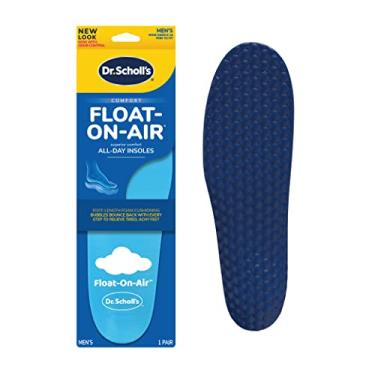 Imagem de Dr. Scholl's Palmilhas flutuantes para homens, inserções de sapato que aliviam pés cansados e doloridos com conforto o dia todo, masculino 8-14