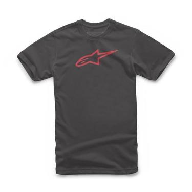 Imagem de Camiseta Alpinestars Ageless Classic Preto e Vermelho-Masculino