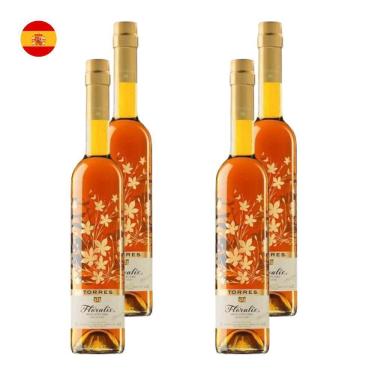 Imagem de Kit 4 Vinhos Torres Floralis Moscatel Oro Branco Espanha 500ml
