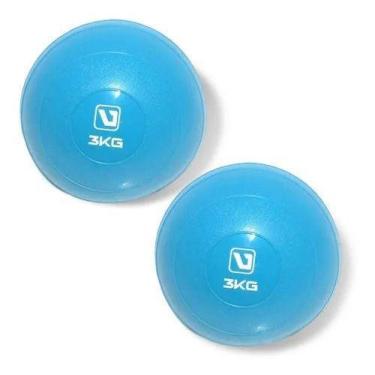 Imagem de Toning Ball 3Kg - Bola Tonificadora Par - Liveup