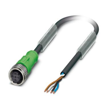 Imagem de Cabo P/Sensor Conector SAC-4P-5,0-PUR/M12FS Reto Femea 1668124 - Phoenix Contact Phoenix Contact