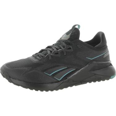 Imagem de Reebok Tênis feminino Nano X2 Tr Adventure Cross Trainer, Núcleo preto/azul-petróleo clássico/cinza puro, 7