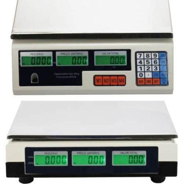 Imagem de Balança Eletrônica Digital 40 Kg Residencial - Alta Precisão