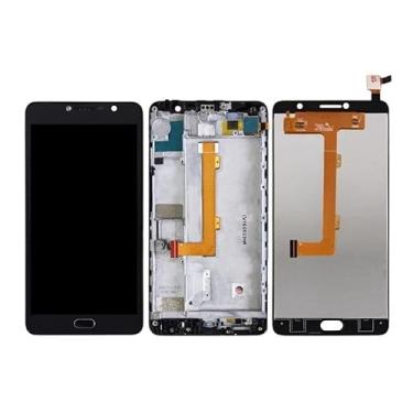 Imagem de SHOWGOOD para Vodafone Smart Ultra 7 VFD700 Display LCD + Montagem digitalizador de tela sensível ao toque com moldura para Vodafone ultra7 vfd700 LCD (preto sem moldura)