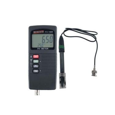 Imagem de Kit Medidor Ph Digital 0,00 A 14,00 Datalogger Ph-1900 Eletrodo Ph Tipo Combinado Polic...