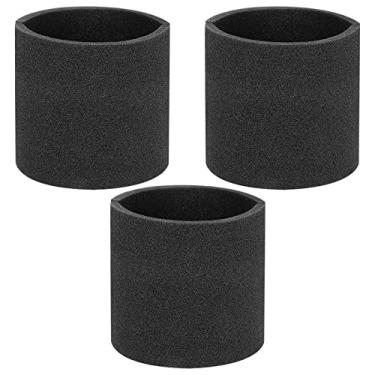 Imagem de Pacote com 3 filtros de substituição de espuma 90585 VF2001 compatíveis com a maioria dos aspiradores de pó úmido/seco Shop-Vac de 5 galões e acima, aspirador de pó Vacmaster & Genie Shop, peças de