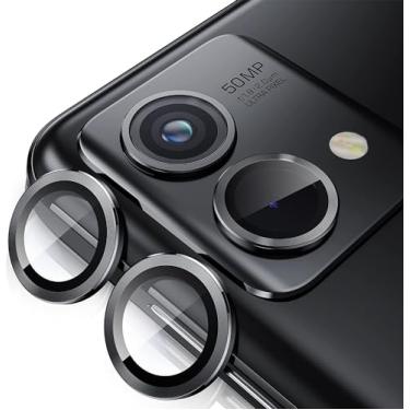 Imagem de Ltezixal Protetores de lente de câmera Xiaomi Redmi Note 13 Pro+ 4G/5G 2024, capa de vidro temperado ultrafina com nitidez HD resistente a arranhões com bordas de alumínio, capa de lente de metal