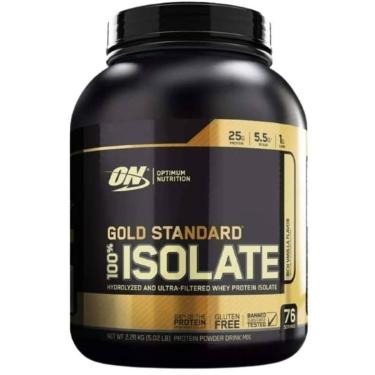 Imagem de Whey Protein 100% Isolado Gold Standard (2300g) Optimum Nutrition-Unissex