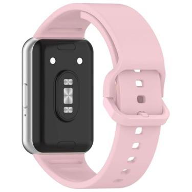 Imagem de Pulseira Moderna LTIMPORTS, compativel com Relógio Galaxy Fit 3 Sm-R390 (Rosa)