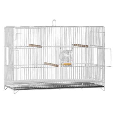 Imagem de Gaiola trinca ferro bicudo curió e similares criadeira prata