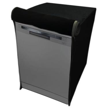 Imagem de CAPA PARA LAVA LOUÇAS MIDEA 14 SERVIÇOS IMPERMEÁVEL FLEX (Preto)