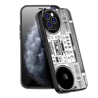 Imagem de Waillynice Capa de silicone macio Trend Vintage Tape Boombox para iPhone 15 Pro Max Plus (iPhone 15,1)