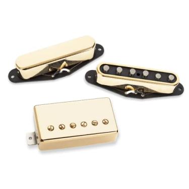Imagem de Seymour Duncan Conjunto de captador Lari Basilio Signature - Capa dourada