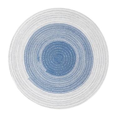 Imagem de Generic Gato scratcher esteira gato arranhando garras de moagem para gatos grandes médios pequenos, resto gatinho ramie gato scratch pad 36cm x 36cm, Azul