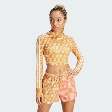 Imagem de Top Cropped Adidas Manga Longa adidas x Farm Rio Feminino-Feminino