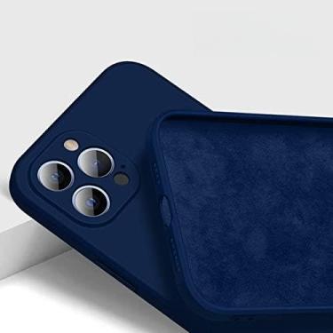 Imagem de Capa de telefone quadrada de silicone macio líquido para iphone 11 12 13 pro xs xr max mini 7 8 se 2020 x plus capa traseira à prova de choque, f, para iphone xr