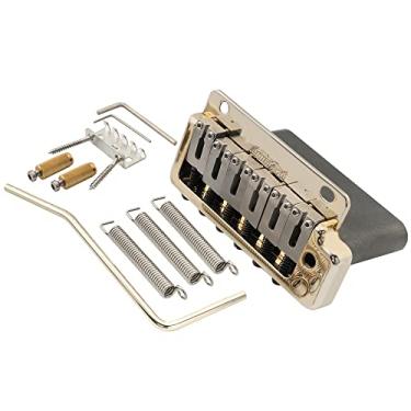 Imagem de Wilkinson WVP2-SB 54mm Ponte Tremolo 2 Pivôs Estilo ST com Carrinhos Bloco em Aço Inox para Japan/Korea Import ST Guitarra, Dourada