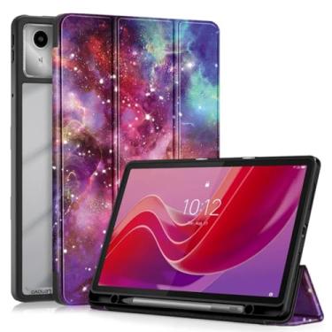 Imagem de Waillynice Capa para tablet Lenovo Tab M11 com suporte dobrável de acrílico TPU para XiaoxinPad Xiaoxin Pad 2024 capa de 11 polegadas (YHX, Tab M11 TB330FU)
