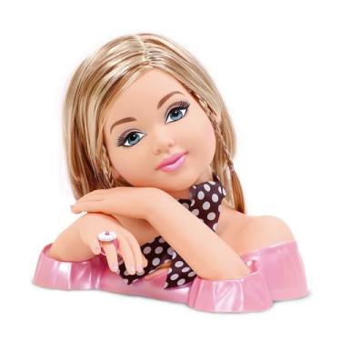 Busto Boneca Barbie Para Pentear E Maquiar Vem Com Maquiagem - Ri