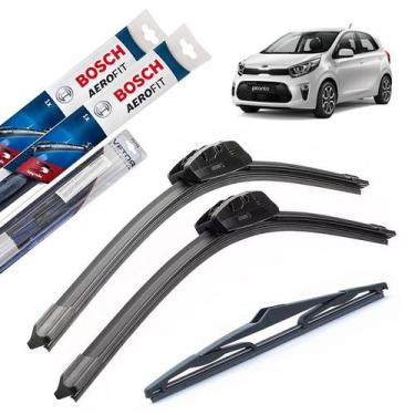 Imagem de Limpador Parabrisa Kia Picanto 2012 2013 2014 15 + Traseira - Bosch - 