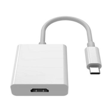 Imagem de Adaptador Cabo Tipo C Conversor HDMI 4K P Macbook e Celular - Inboxmob