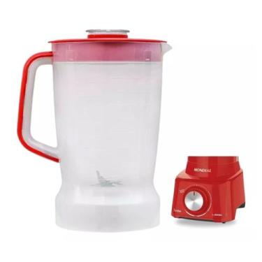 Imagem de Copo de Liquidificador Mondial Turbo L-850 L-900 Translucido - Tampa V