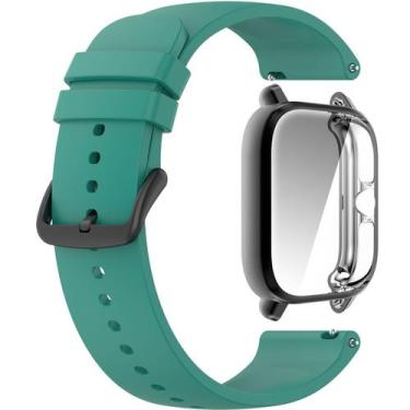 Imagem de Kit Pulseira + Capa Protetora para GTS3 A2035 - Estilo no Pulso, Verde
