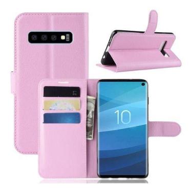 Imagem de Capa Capinha Carteira Flip Wallet Galaxy S10 Normal Tela 6.1 - Danet, 