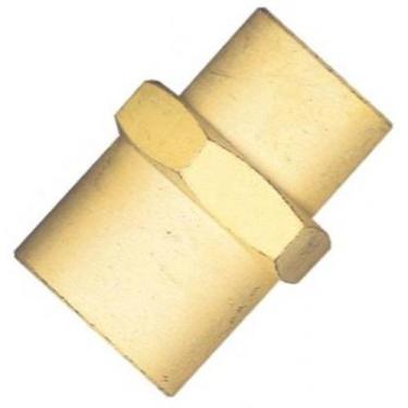 Imagem de Luva de Redução Lubefer 3/8 x 1/4 Rosca Fêmea Aço