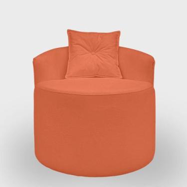 Imagem de Poltrona para Sala Orgânica Confortável e Reforçada Bouclé - Aliança D