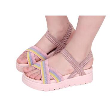 Imagem de Sandália Papete Infantil Tira Em Elastico Confortavel - Beto Calçados,