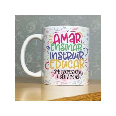 Imagem de Caneca personalizada de porcelana - Tema: Dia dos professores - 325ML 