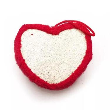 Imagem de Bucha de Coração Vermelho Atoalhada com Vegetal Better 4 You