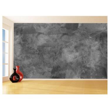 Imagem de Papel De Parede 3D Concreto Queimado Liso Cinza 3,5M Kkt12 - Você Deco