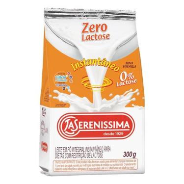 Imagem de Leite em Pó Instantâneo Zero Lactose LA SERENISSIMA 300ml - La Serenís