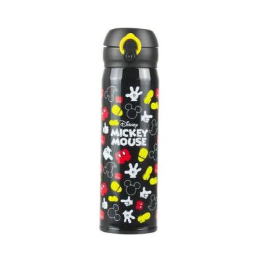 Imagem de Garrafa Térmica Preta Mickey Disney 400 ml - Taimes