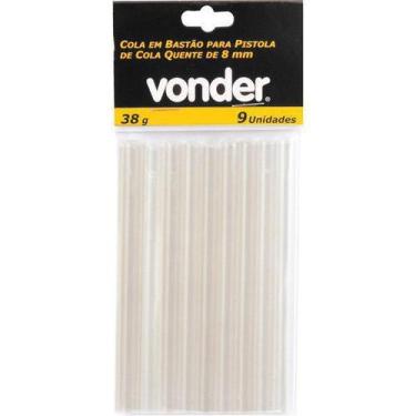 Imagem de Cola Em Bastão Para Pistola De Cola Quente 8Mm Vonder 38G, Bastão