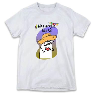 Imagem de 1 Camiseta Festa Junina Flork São João Eita Arraiá Bão Sô Meme Caipira