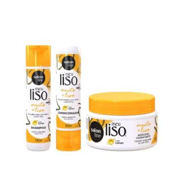 Imagem de Kit Salon Line Meu Liso Muito + Liso Sh+Cond+Masc