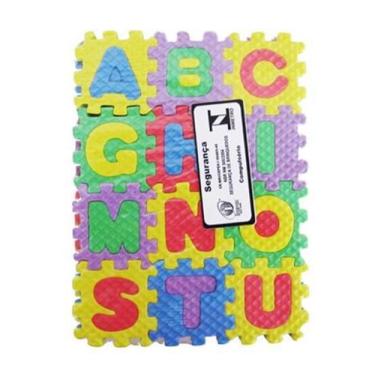 Imagem de Mini Tapete Tatame De Eva Numeros Letras 36 Pecas 4Cm 5Mm - 20 Comerci