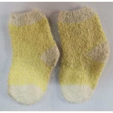 Imagem de Meia Térmica Pelúcia infantil Quente Inverno Proteção Frio 2 a 5 anos 