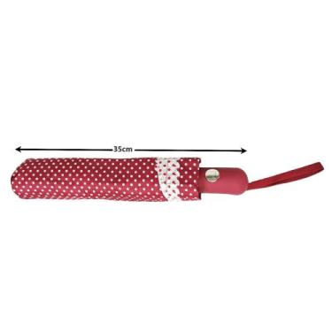 Imagem de Guarda Chuva Feminino Abre Automático Resistente 35cm - HHW, Vinho