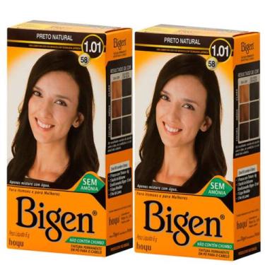 Imagem de Kit 2 Tintas Tintura Coloração Em Pó Bigen - Selecione A Cor - Cless, 