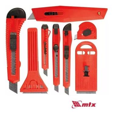 Imagem de Jogo De Estiletes E Raspadores Retrateis Insufilm 8 Peças MTX