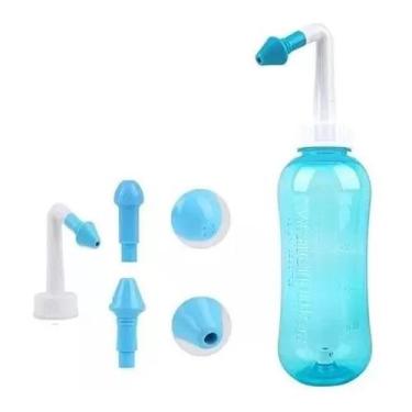 Imagem de Dispositivo Para Lavagem Nasal Com Bico de Silicone, Irrigador Nasal W