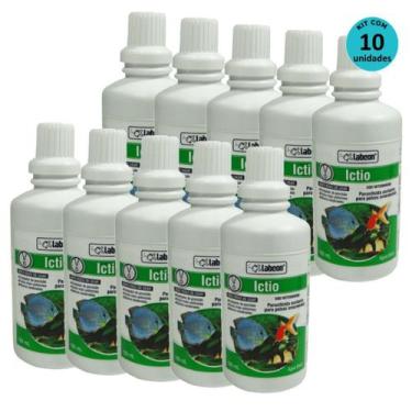Imagem de Kit Alcon Labcon Ictio 100ml com 10 unidades