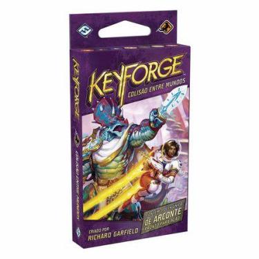 Imagem de KeyForge: Colisão entre Mundos  Archon Deck (Portugues) - Galápagos Jo