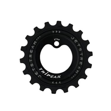Imagem de 12/1TRiPEAK 12/18T Rolamento de cerâmica grande Jockey conjunto de polia de roda para Shimano SRAM E-TAP 11 velocidades, câmbio traseiro de gaiola longa, cor preta