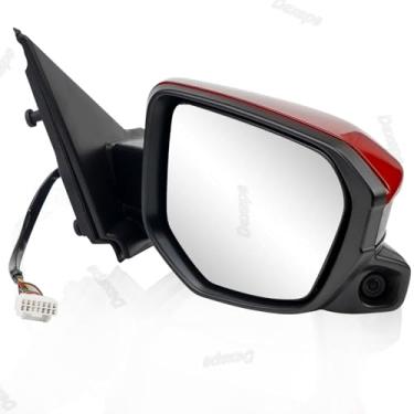 Imagem de Dexepe Conjunto de espelho lateral do passageiro compatível com Honda Civic 2016-2021 Espelho retrovisor com câmera aquecida substituir 76208-TBC-A03ZA, 76208-TBC-A02ZA, 76201-TBA-A11ZF (11 pinos