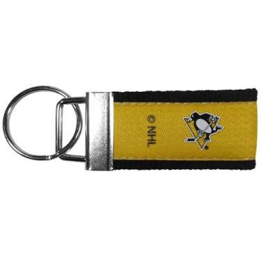 Imagem de Siskiyou Sports Chaveiro NHL Pittsburgh Penguins tecido, cores do time, tamanho único